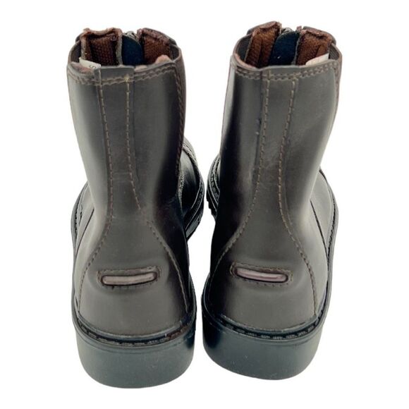 TUFFRIDER Shoes CHILDREN'S STARTER FRONT ZIP PADDOCK BOOTS Brown 13 3040 $60 - Picture 3 of 9